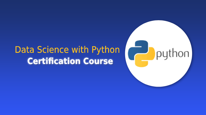 Data Science with Python Certification Course