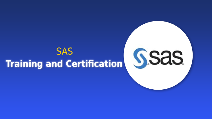 SAS Training and Certification