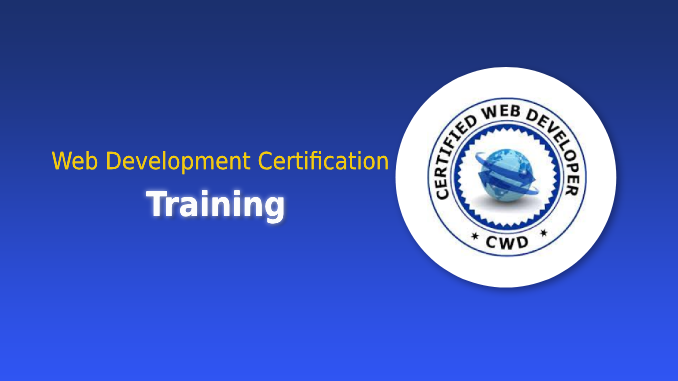 Web Development Certification Training